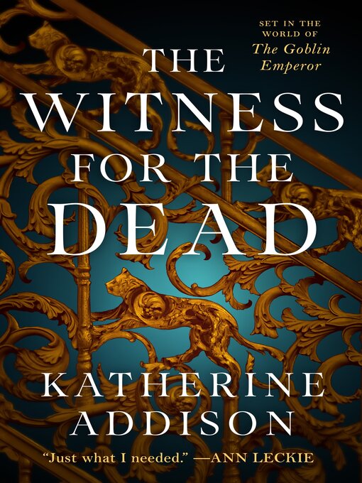 Cover image for The Witness for the Dead